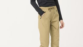 hessnatur Damen-Outdoor Outdoor-Jogpants aus Bio-Baumwolle - gelb - Größe 36