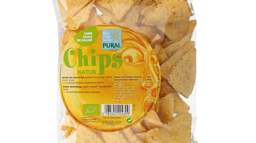 Mais Tortilla Chips Natur - Bio Maischips zum Dippen