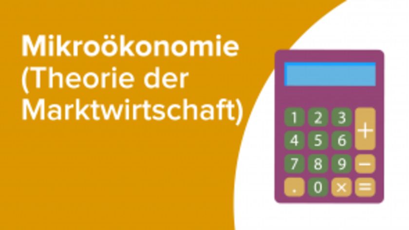 Mikroökonomie (Theorie der Marktwirtschaft)