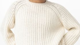 hessnatur Damen Raglan-Pullover aus Bio-Baumwolle und Bio-Merinowolle - natur - Größe L