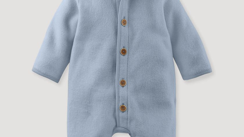 hessnatur Baby Softfleece Overall Regular aus Bio-Baumwolle - blau - Größe 98/104