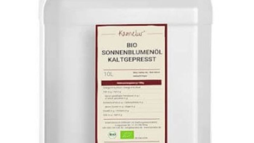 Bio Sonnenblumenöl, kaltgepresst