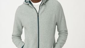 hessnatur Damen-Outdoor Fleece-Jacke aus Bio-Baumwolle - grün - Größe 40