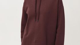 hessnatur Damen Hoodie aus Bio-Baumwolle - rot - Größe 36