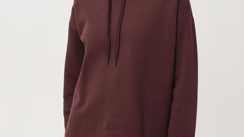 hessnatur Damen Hoodie aus Bio-Baumwolle - rot - Größe 36