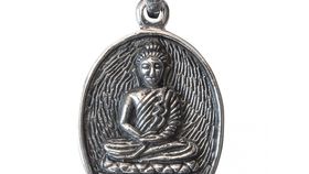 Anhänger "Buddha meditierend" 2,0x2,5cm Silber 925 6,5g