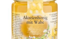 Akazienhonig mit Wabe