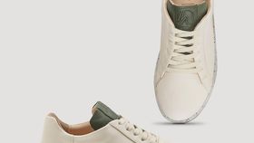 hessnatur Damen BetterRecycling Sneaker - weiß - Größe 36