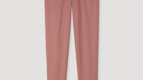 hessnatur Damen Pyjamahose aus Bio-Baumwolle - rot - Größe 40