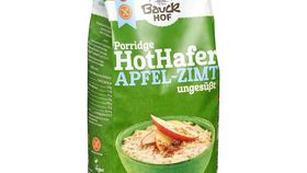 Bauckhof Hot Hafer Apfel Zimt ? glutenfreier Frühstücksbrei, 400g