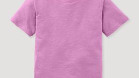 hessnatur Kinder Shirt Regular aus Bio-Baumwolle - rosa - Größe 122/128