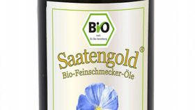 Saatengold-Bio-Feinschmecker-?le "Lein?l Orange" 500ml