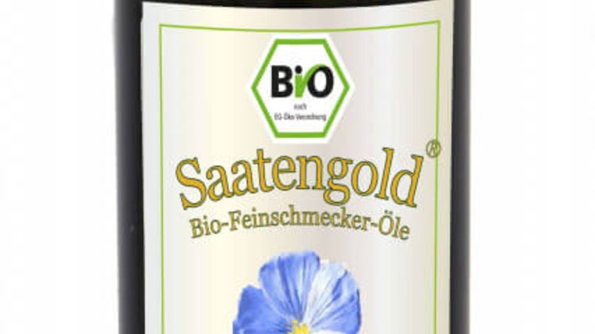 Saatengold-Bio-Feinschmecker-?le "Lein?l Orange" 500ml