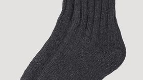 hessnatur Unisex Stricksocken aus Bio-Merinowolle - grau - Größe 40/41