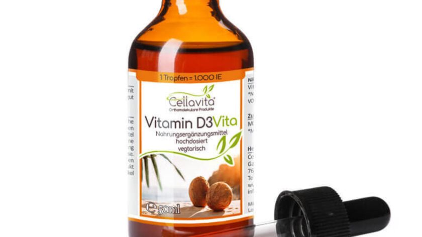 Vitamin D3 Vita 50ml (1 Tropfen = 1.000 IE) hochdosiert