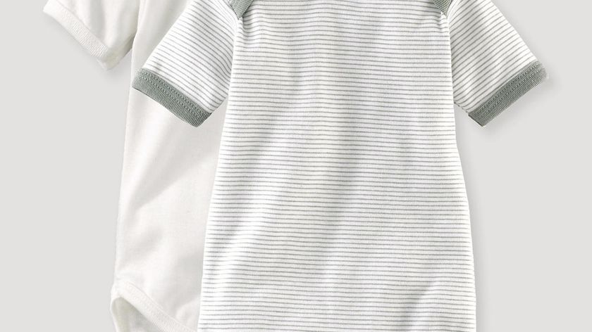 hessnatur Baby Body 2er-Set aus Bio-Baumwolle - grün - Größe 98/104