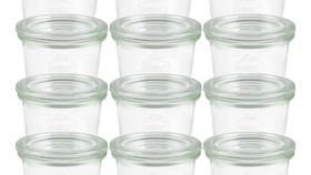 Weck Mini Sturzglas im 12er-Pack für kreatives Einkochen