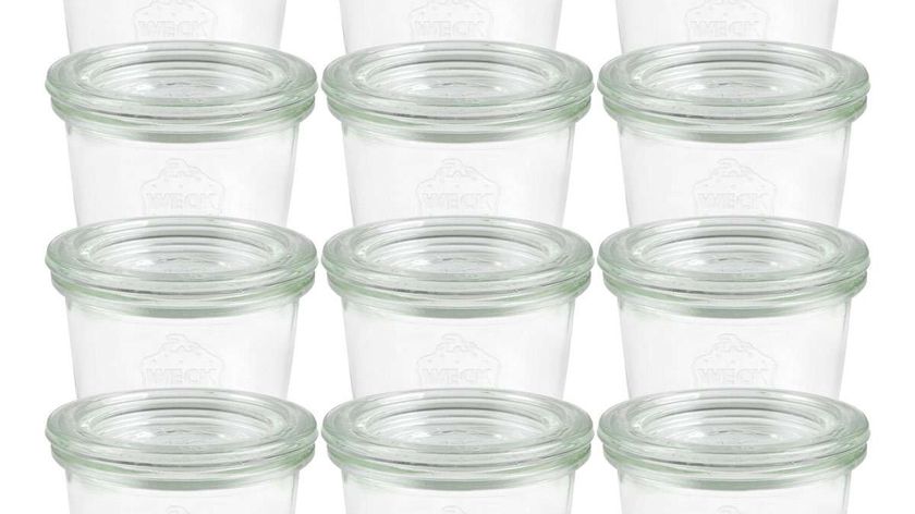 Weck Mini Sturzglas im 12er-Pack für kreatives Einkochen