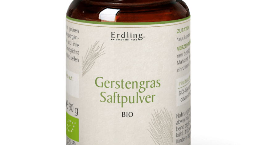 MHD 01.02.2024 Bio-Gerstengras Saftpulver - 90g