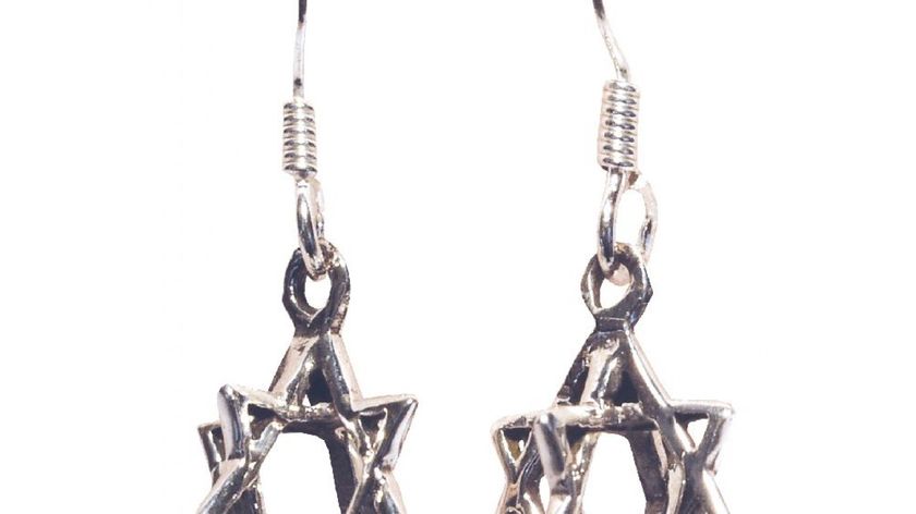 Ohrhänger "Merkaba 3D" Silber 925 1,3g