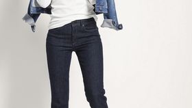 hessnatur Damen Jeans Lea Slim Fit aus Bio-Denim - blau - Größe 32/32