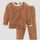 hessnatur Baby Pyjama aus Bio-Baumwolle - braun - Größe 62/68