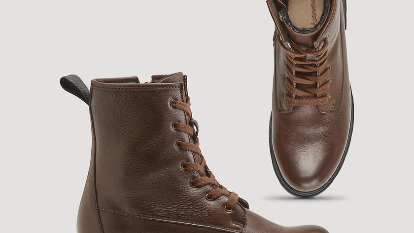 hessnatur Damen Schnürstiefelette - braun - Größe 42