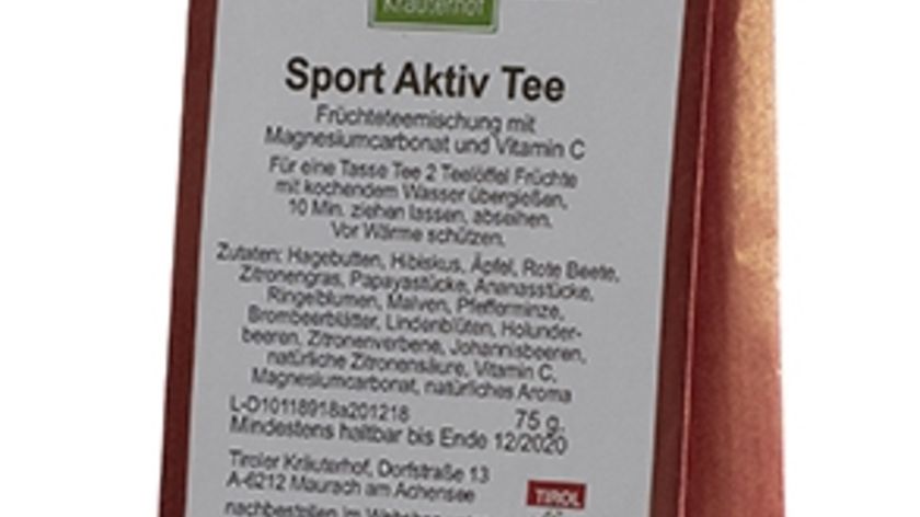 Früchtetee Sport Aktiv Tee 