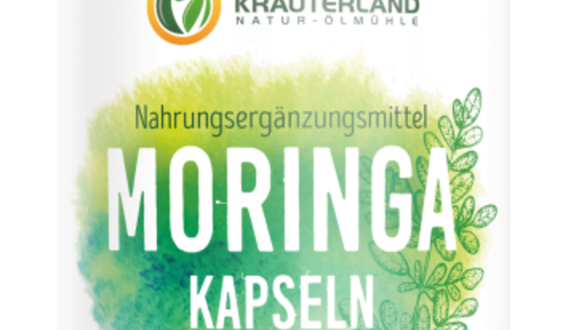 Moringa Kapseln, vegan 300 Stück