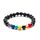 Armband Lavasteine, Chakra Edelsteine 6cm flexibel