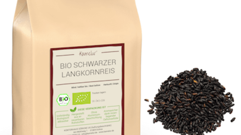 Bio Langkornreis, schwarz