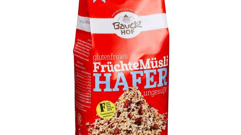 Hafermüsli mit Früchten - garantiert glutenfrei von Bauckhof