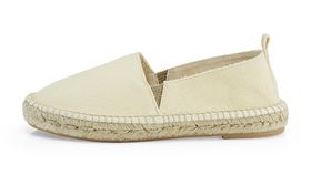 hessnatur Damen Espadrilles aus Bio-Canvas - gelb - Größe 39