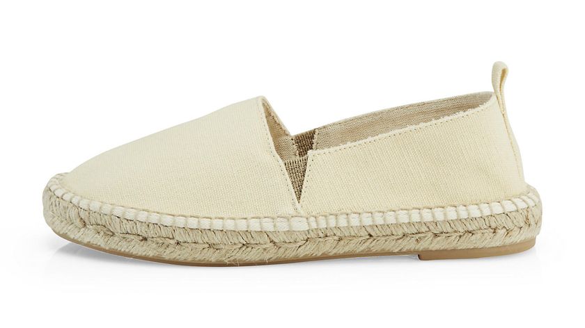 hessnatur Damen Espadrilles aus Bio-Canvas - gelb - Größe 39