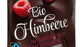 Himbeeren in Zartbitter-Schokolade, 1 Tüte