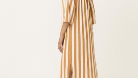 hessnatur Damen Nachthemd aus Bio-Baumwolle - beige - Größe 34