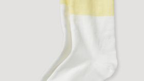 hessnatur Feinstricksocke aus Bio-Baumwolle - gelb - Größe 38/39