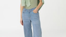 hessnatur Damen Ärmelloses Top aus Bio-Baumwolle - grün - Größe 34