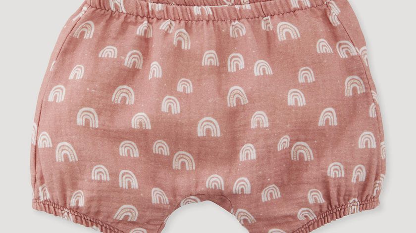 hessnatur Baby Musselin-Shorts aus Bio-Baumwolle - rosa - Größe 74/80