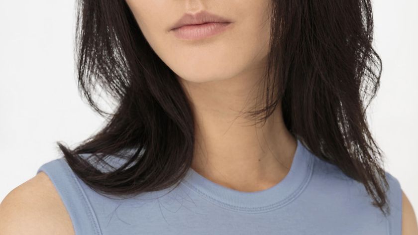 hessnatur Damen Softrib Top Slim aus Bio-Baumwolle und TENCEL™ Modal - blau - Größe 40