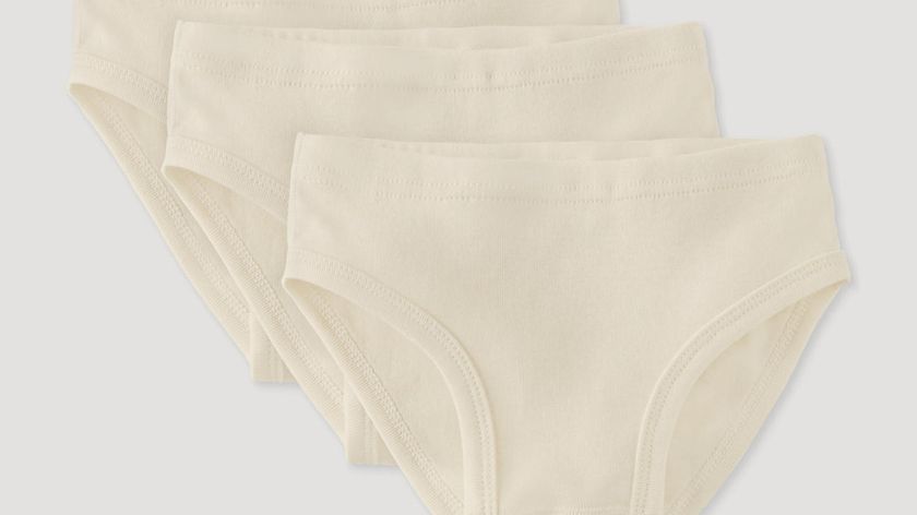 hessnatur Kinder  Mädchenslip PureNatur 3er-Pack aus Bio-Baumwolle - natur - Größe 98/104