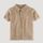 hessnatur Kinder Frottee Poloshirt aus Bio-Baumwolle - beige - Größe 98/104