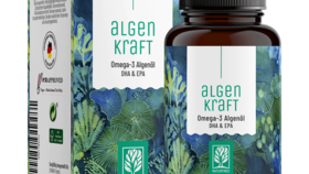 Algenkraft - Omega 3 Algenöl Kapseln - 2 Dosen ALGENKRAFT KAPSELN (beliebteste Option)