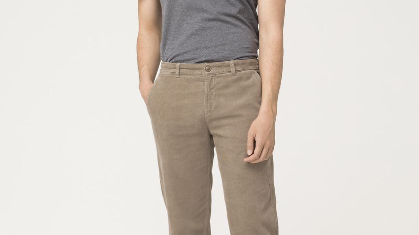 hessnatur Herren Cordhose aus Hanf mit Bio-Baumwolle - grau - Größe 48