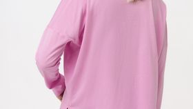 hessnatur Damen Langarm-Shirt aus Bio-Baumwolle - rosa - Größe 42