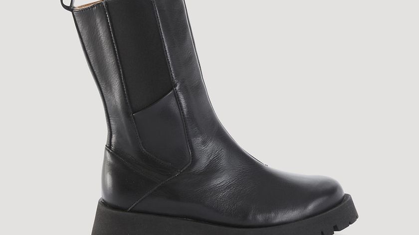 hessnatur Damen Hohe Chelsea Boots - schwarz - Größe 41