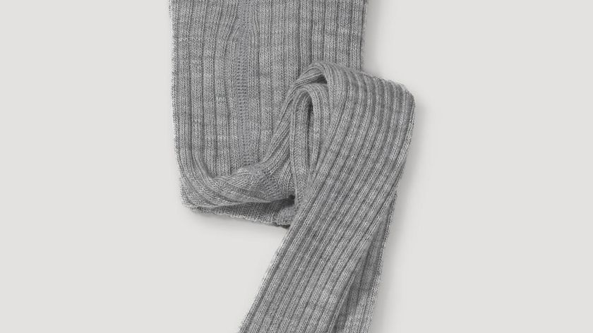 hessnatur Baby Wollstrumpfhose aus Bio-Merinowolle mit Bio-Baumwolle - grau - Größe 62/68