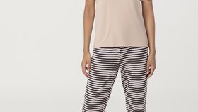 hessnatur Damen Halbarm Schlafshirt aus Tencel™Modal - rosa - Größe 46