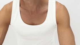 hessnatur Herren Athletic Shirt Regular im 2er-Pack PURE NATURE aus Bio-Baumwolle - weiß - Größe 6