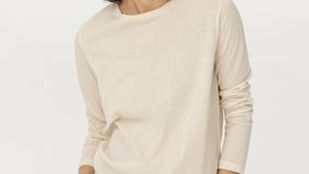 hessnatur Damen Shirt aus Bio-Baumwolle - natur - Größe 46
